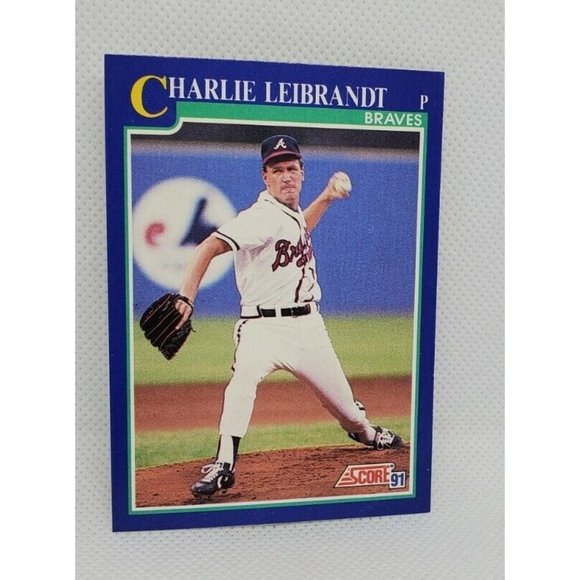 Lot Of 4 Score 91 Vintage Braves Baseball Trading Cards W/ World Series 1992 - Picture 2 of 12